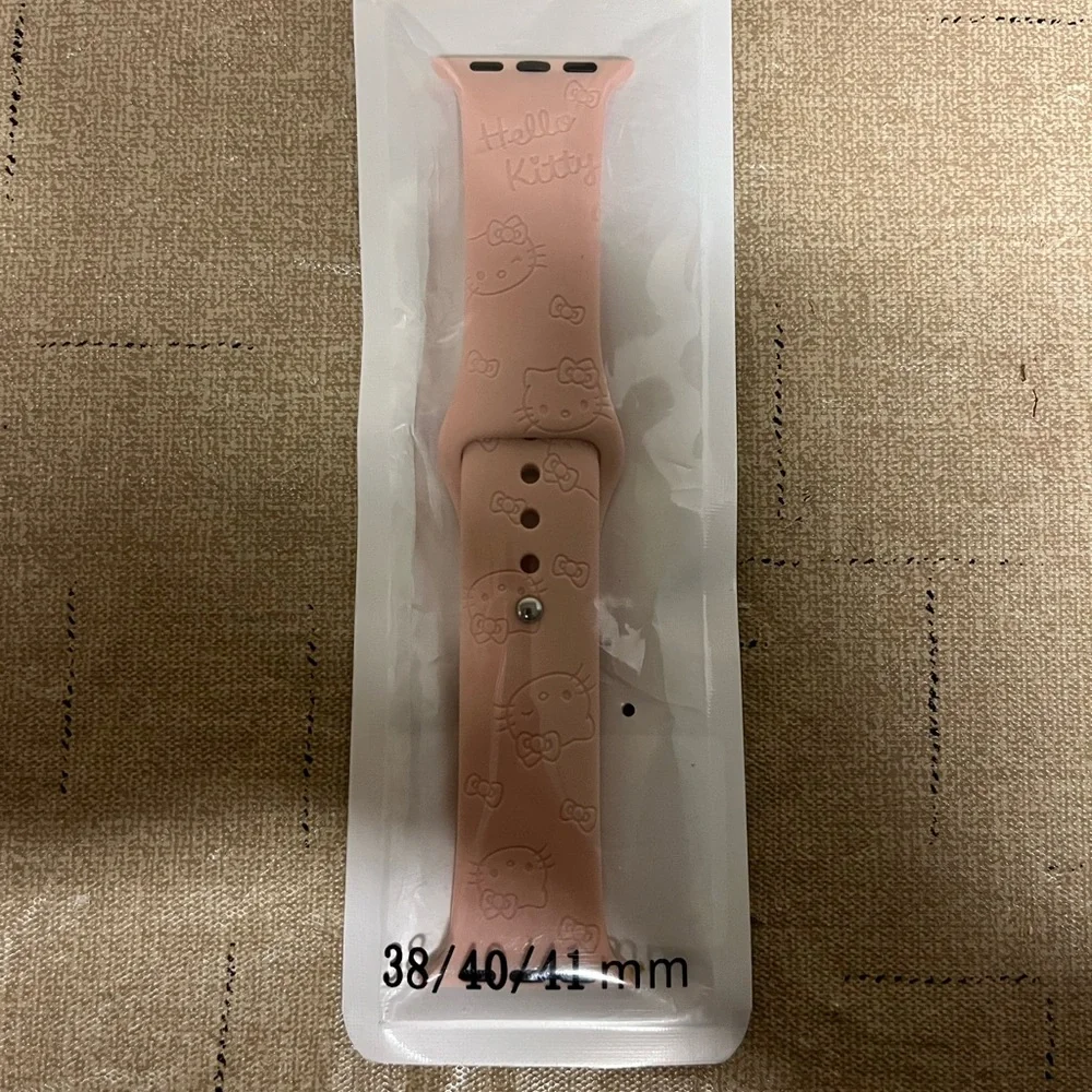 Hello Kitty Apple Watch Band 41mm 40mm 38mm (M/L) Light Pink